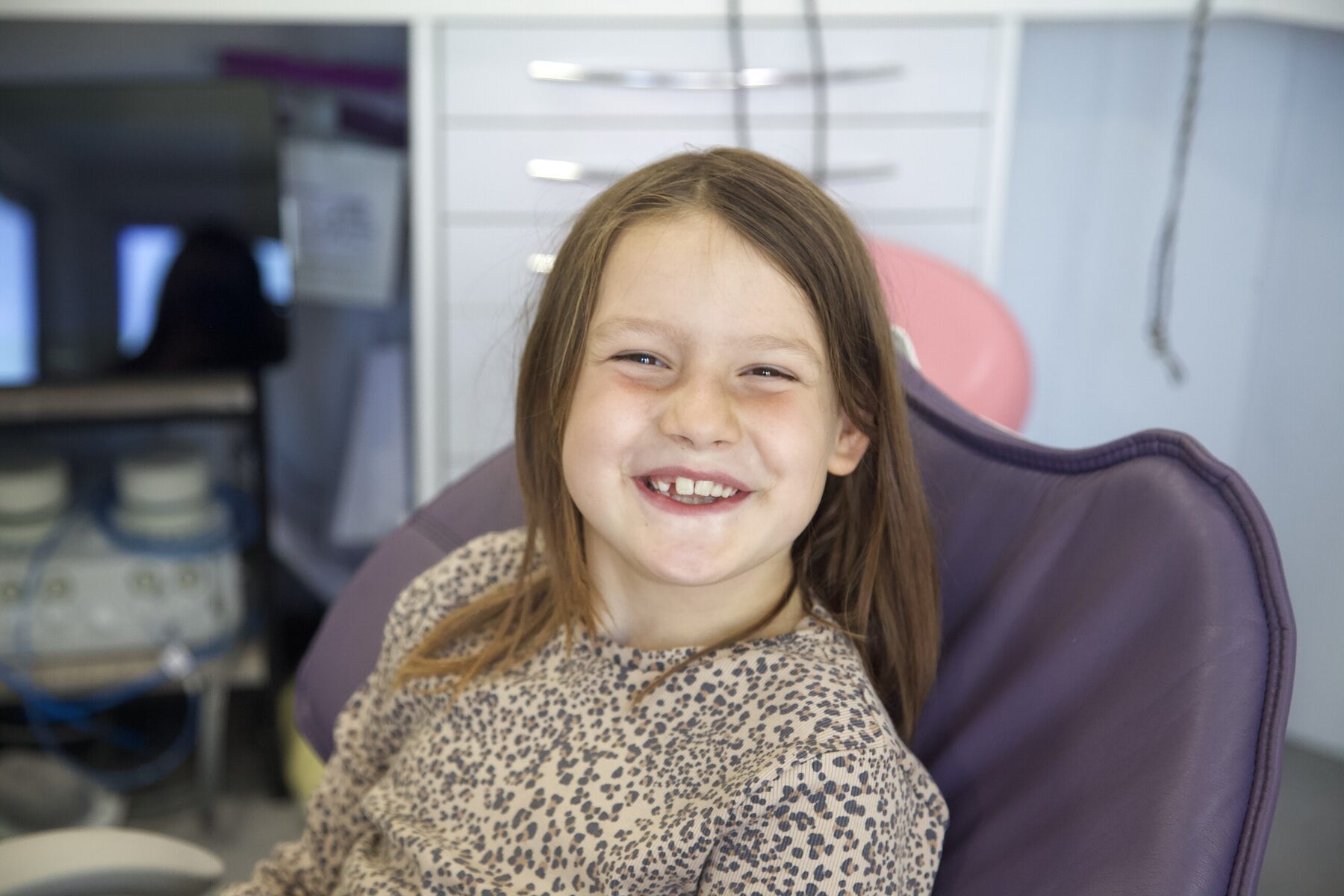 A patient in the chair at Ridgway Dental